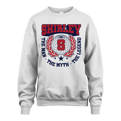 The Man The Myth The Legend Logo Shirt SHIRLEY M1-30