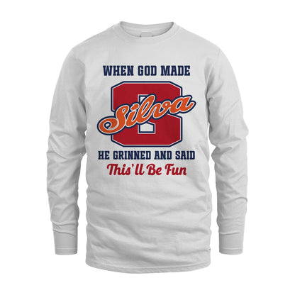 God Made Your Name Custom Shirt SILVA M1-16