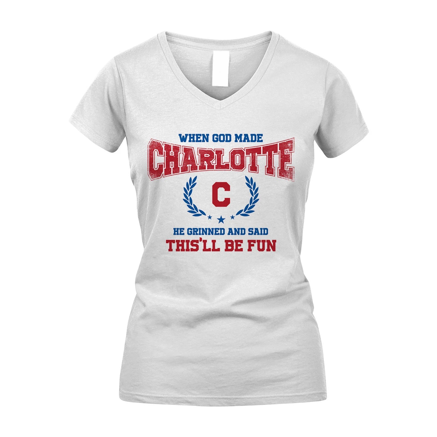 When God Made He Grinned And Said This'll Be Fun Shirt CHARLOTTE M1-12