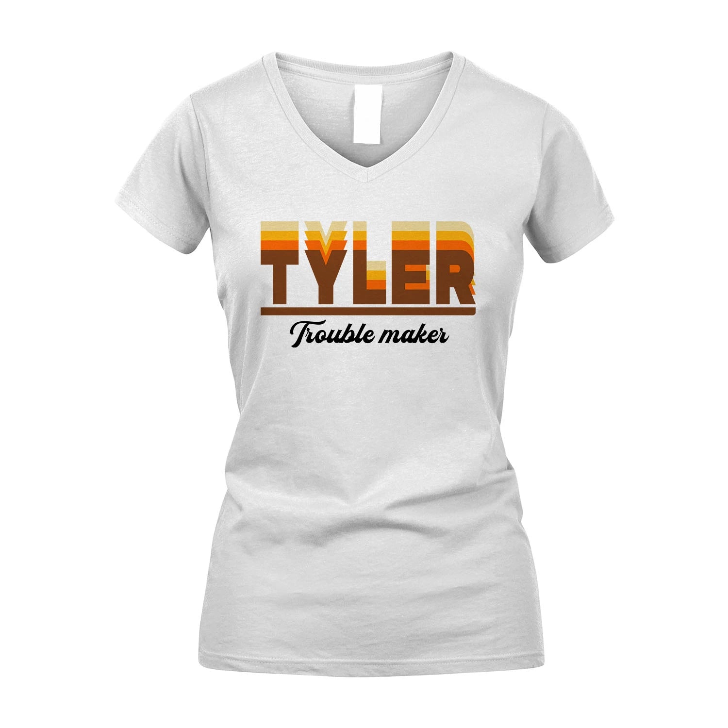 Your Name Trouble Maker Funny Shirt TYLER M1-34