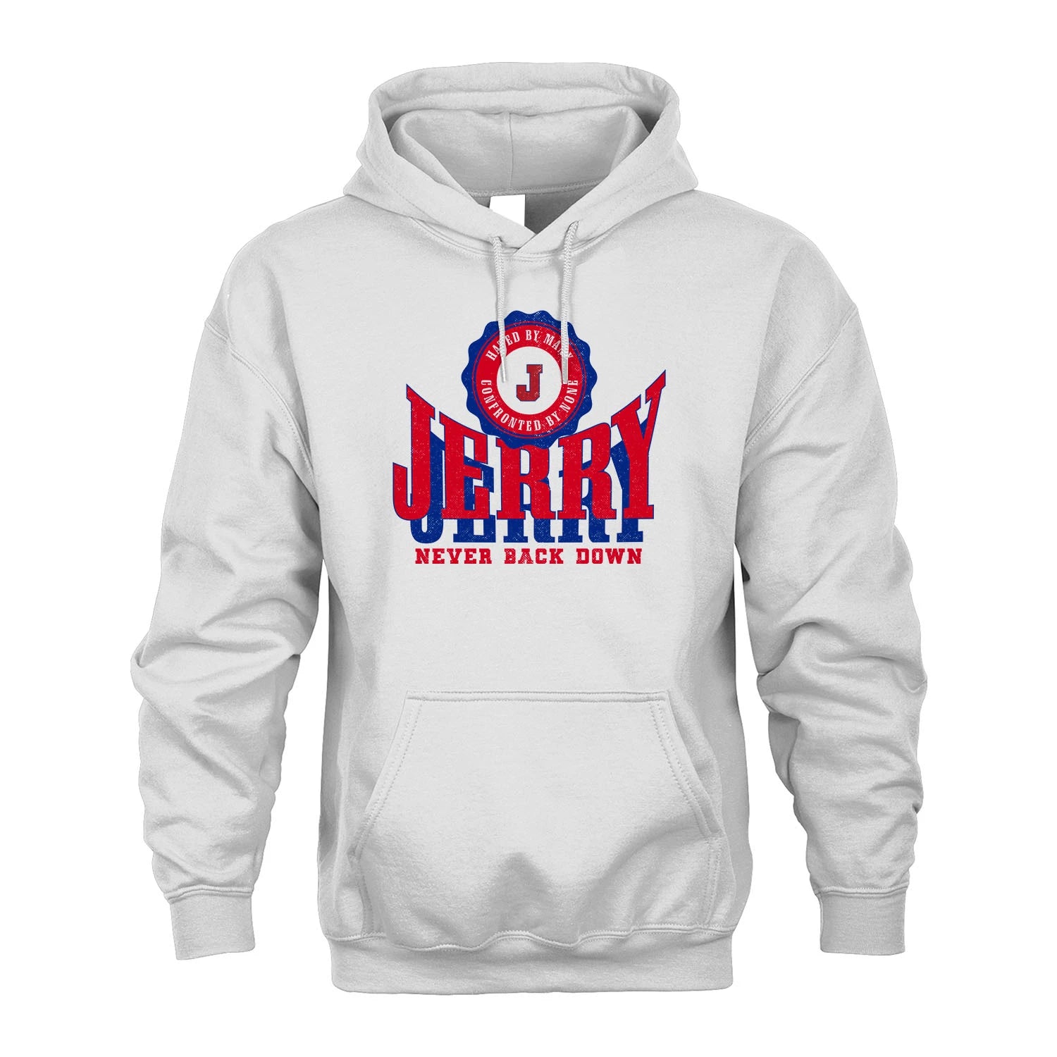 Your Name Never Back Down Shirt JERRY M1-33