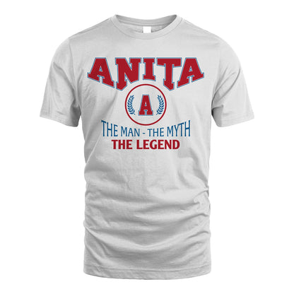 The Man The Myth The Legend Jet Style Shirt ANITA M1-9
