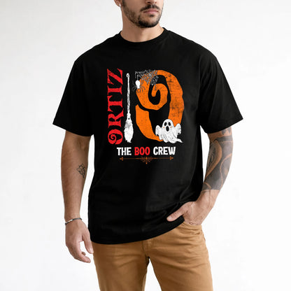 The Boo Crew Halloween With Your Name Shirt ORTIZ M1-23
