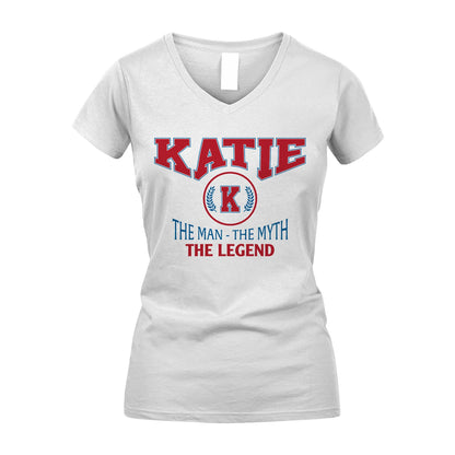 The Man The Myth The Legend Jet Style Shirt KATIE M1-9