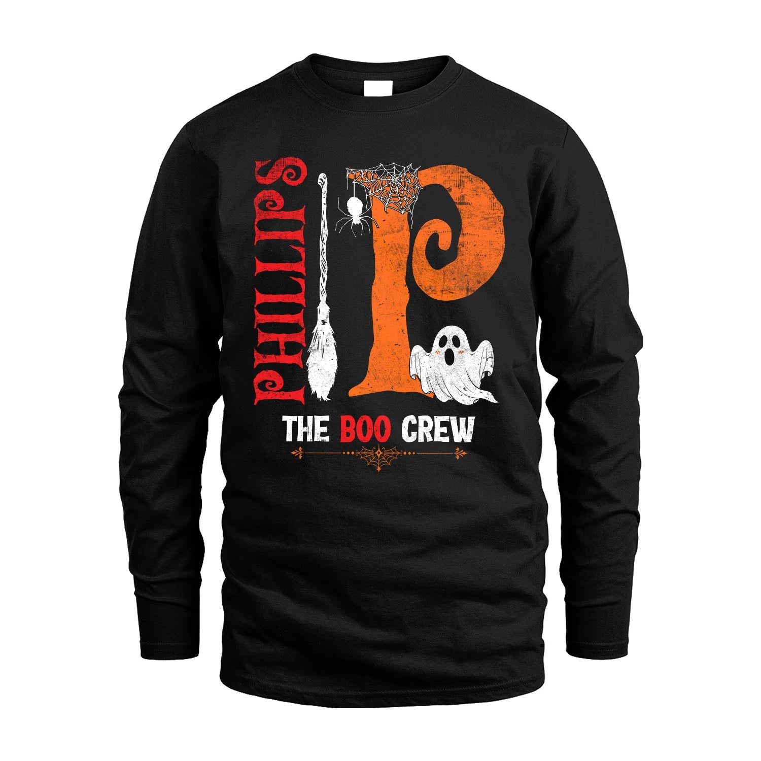 The Boo Crew Halloween With Your Name Shirt PHILLIPS M1-23