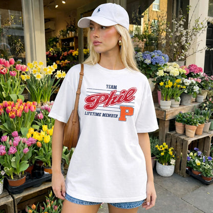 Team Your Name Lifetime Member Vintage Shirt PHIL M1-24