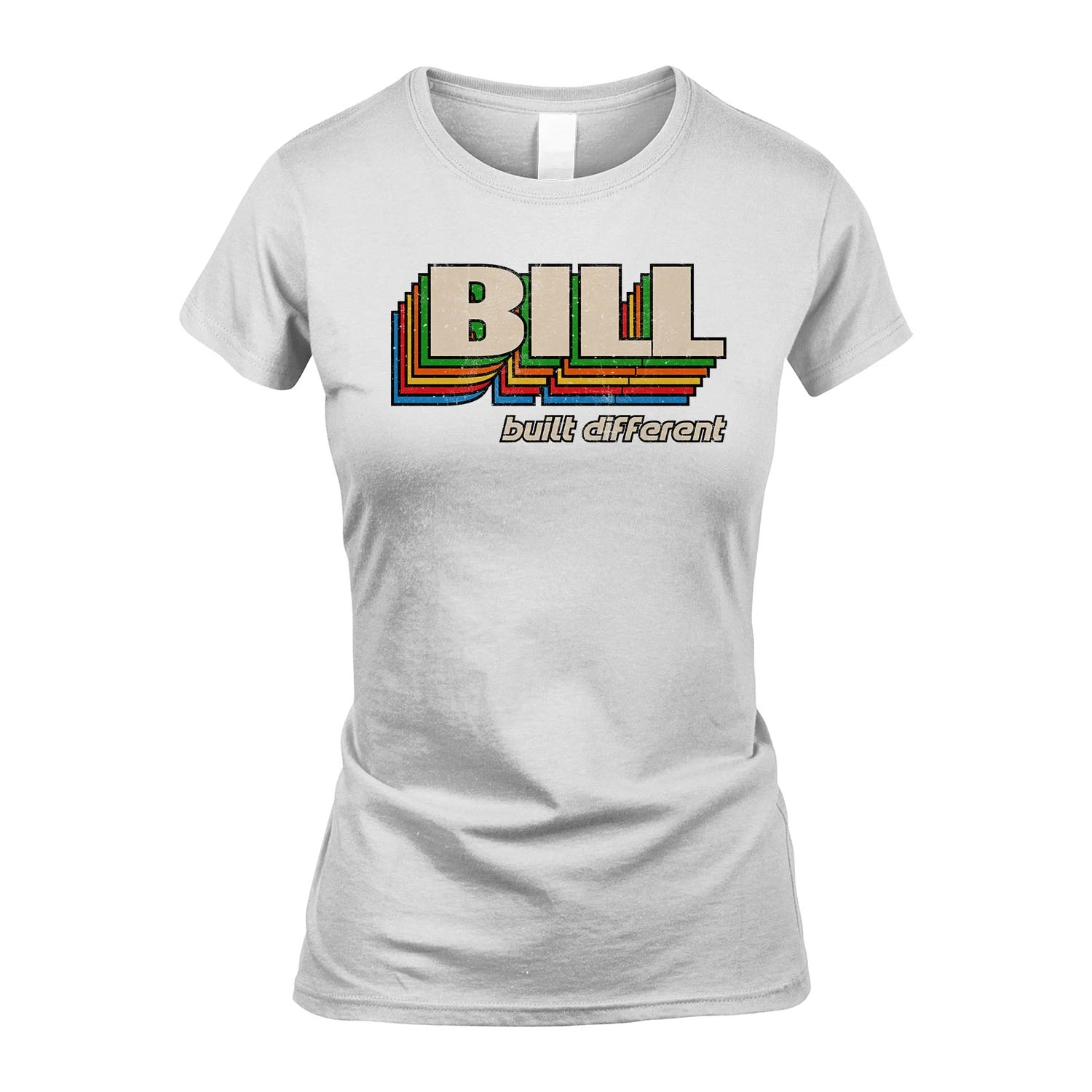 Your Name Built Different Retro Shirt BILL M1-26