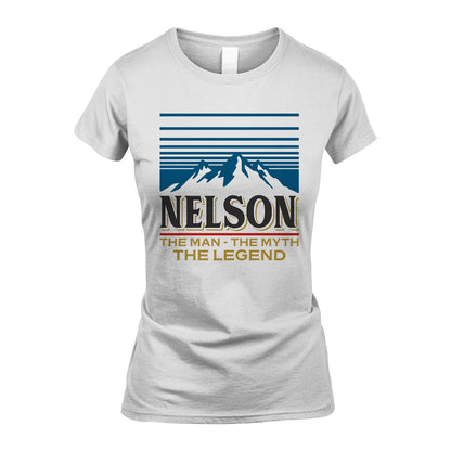The Man The Myth The Legend Vintage Mountain Shirt NELSON M1-19