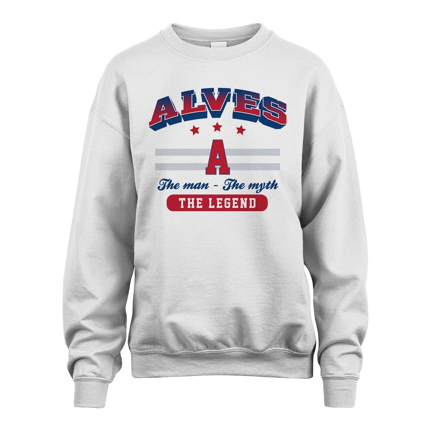 The Man The Myth The Legend With Your Name Shirt ALVES M1-35