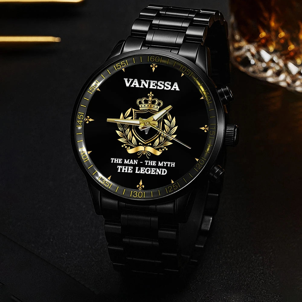 The Man The Myth The Legend King Crown Watch VANESSA M1-W4