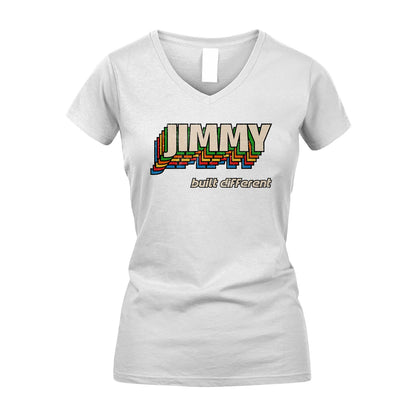 Your Name Built Different Retro Shirt JIMMY M1-26