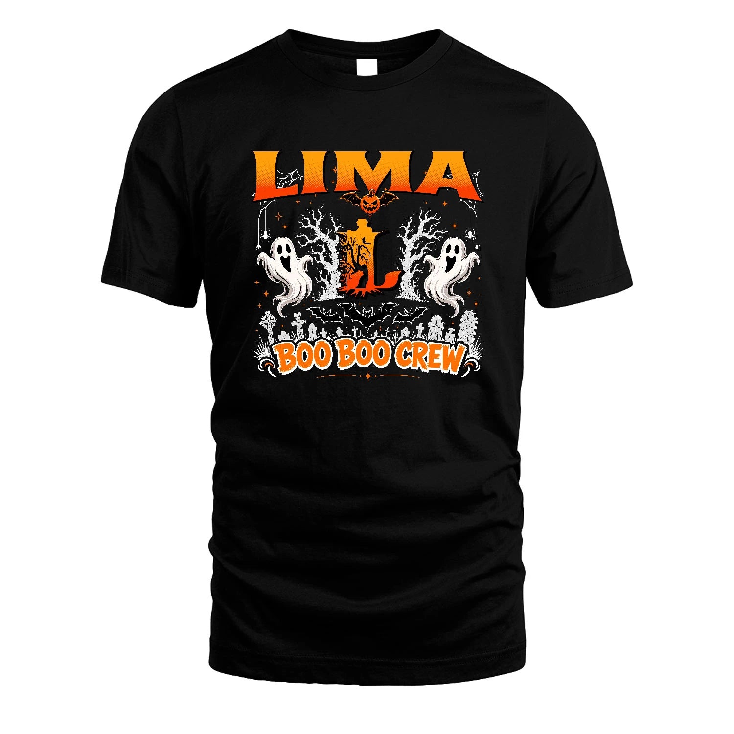 Boo Boo Crew Halloween Custom Name Shirt LIMA M1-28