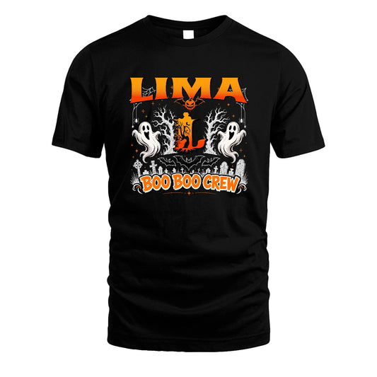 Boo Boo Crew Halloween Custom Name Shirt LIMA M1-28