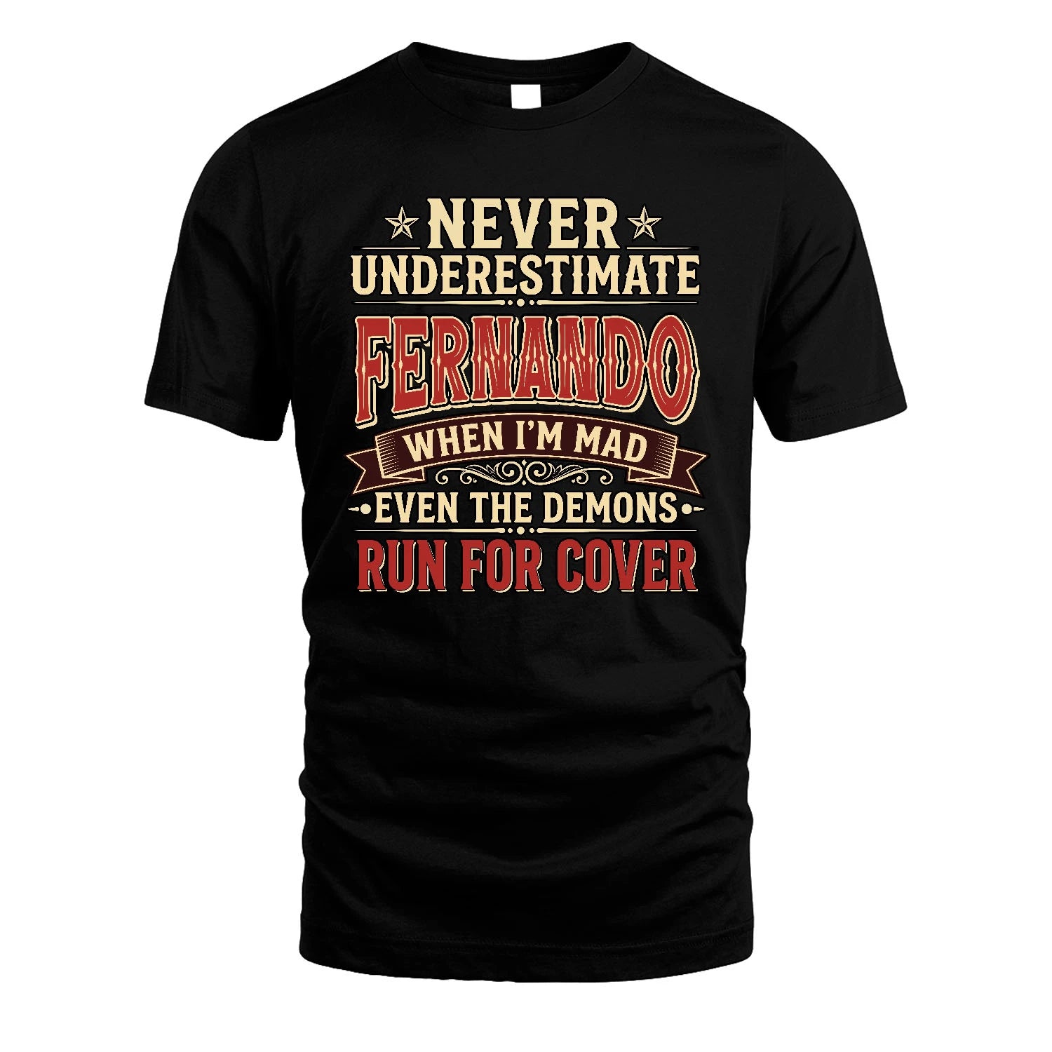 Never Underestimate When I'm Mad Shirt FERNANDO M1-4