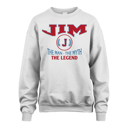 The Man The Myth The Legend Jet Style Shirt JIM M1-9