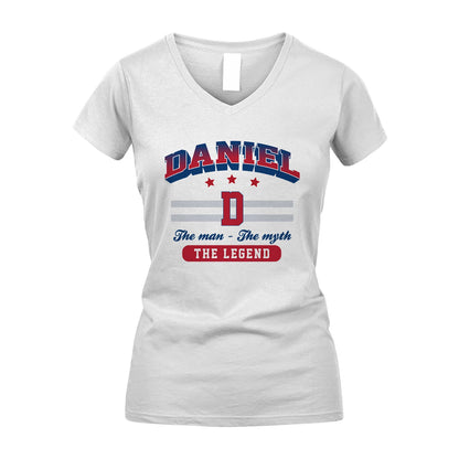The Man The Myth The Legend With Your Name Shirt DANIEL M1-35