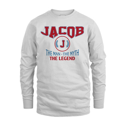 The Man The Myth The Legend Jet Style Shirt JACOB M1-9