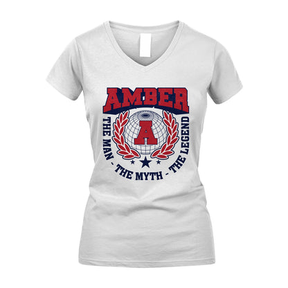 The Man The Myth The Legend Logo Shirt AMBER M1-30