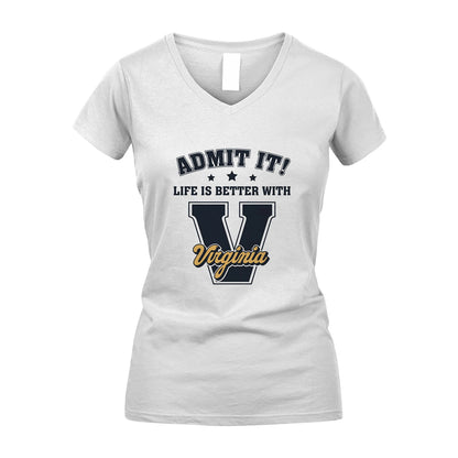 Life Is Better With Your Name Shirt VIRGINIA M1-17