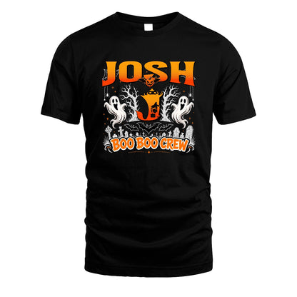 Boo Boo Crew Halloween Custom Name Shirt JOSH M1-28