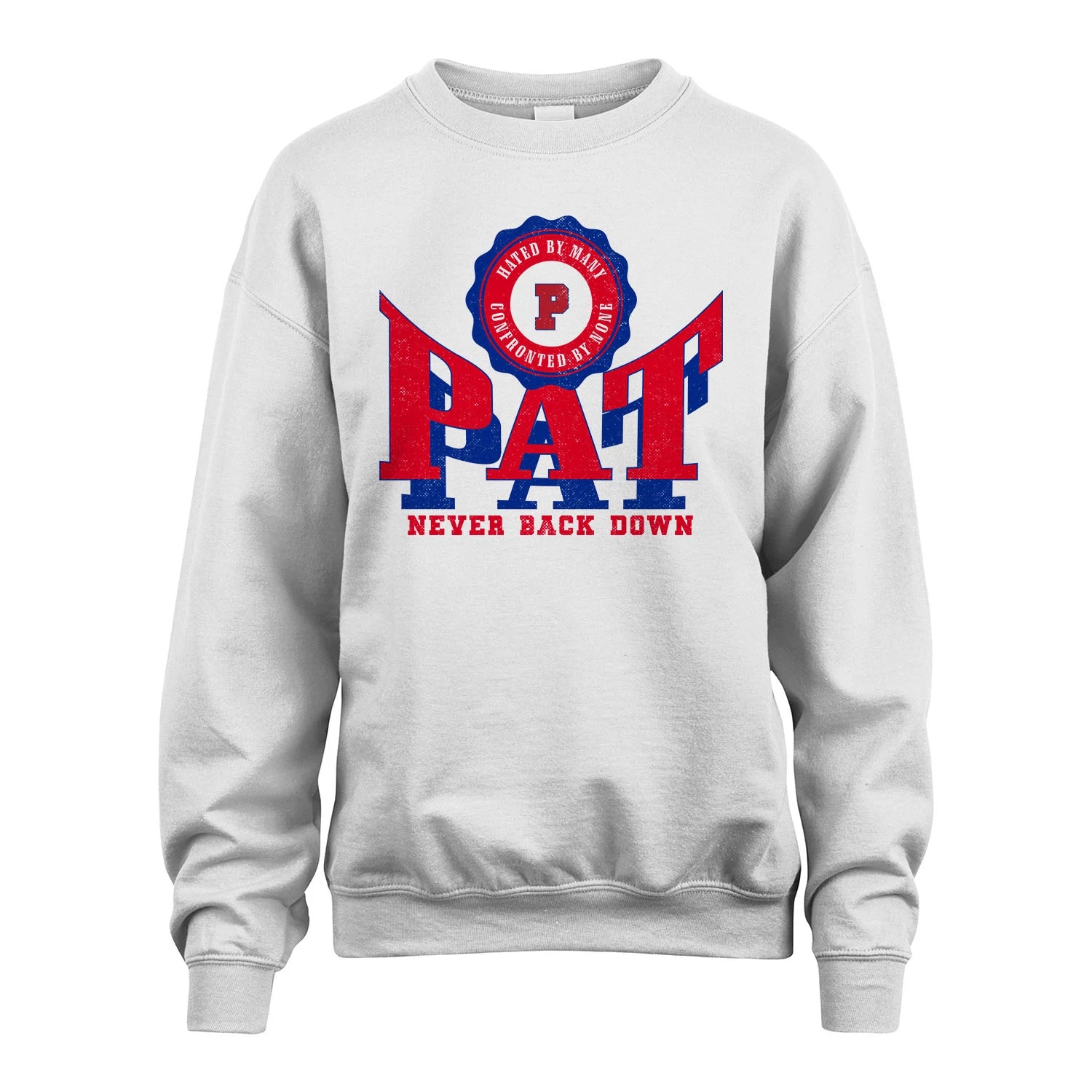 Your Name Never Back Down Shirt PAT M1-33