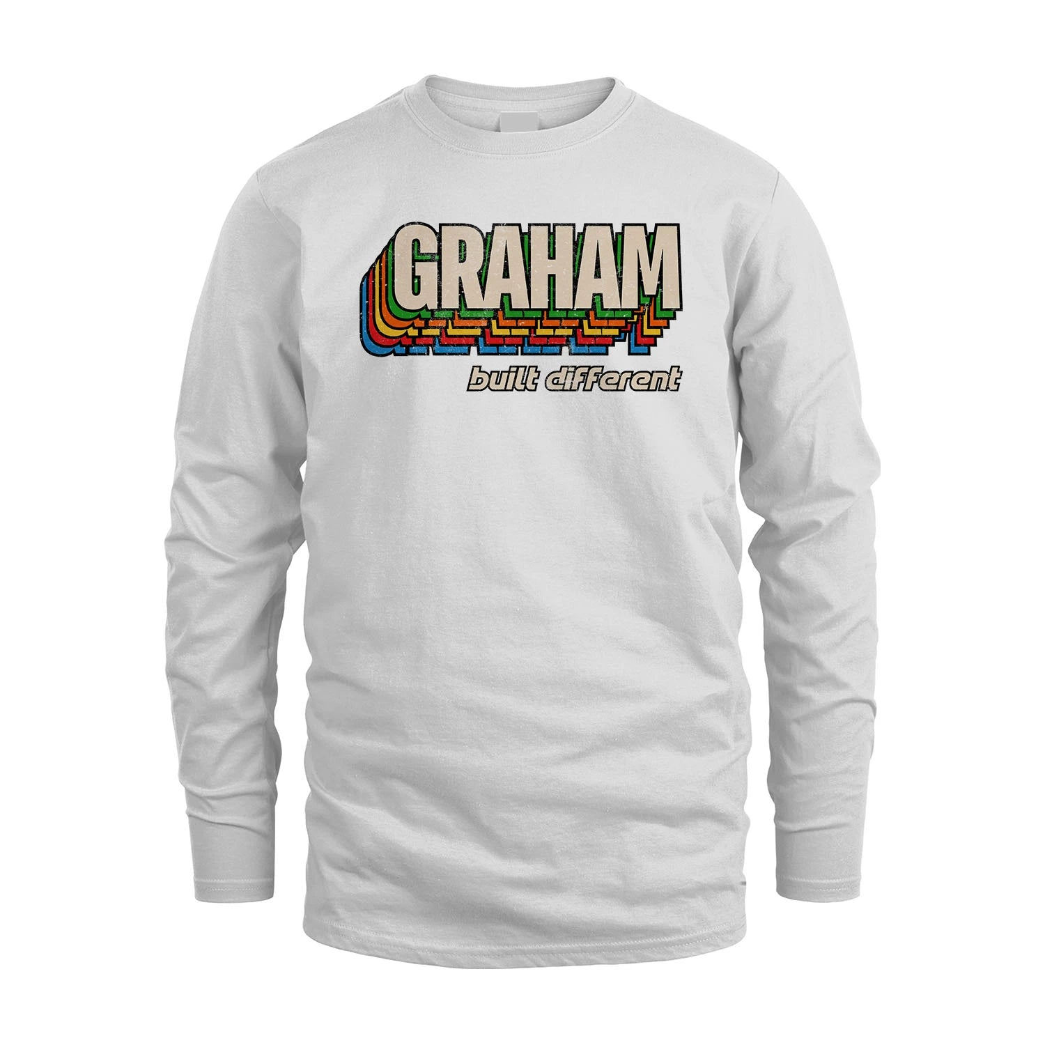 Your Name Built Different Retro Shirt GRAHAM M1-26