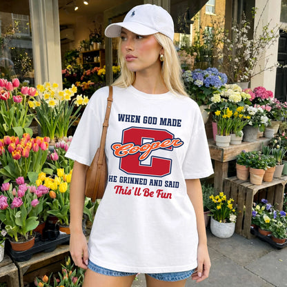 God Made Your Name Custom Shirt COOPER M1-16
