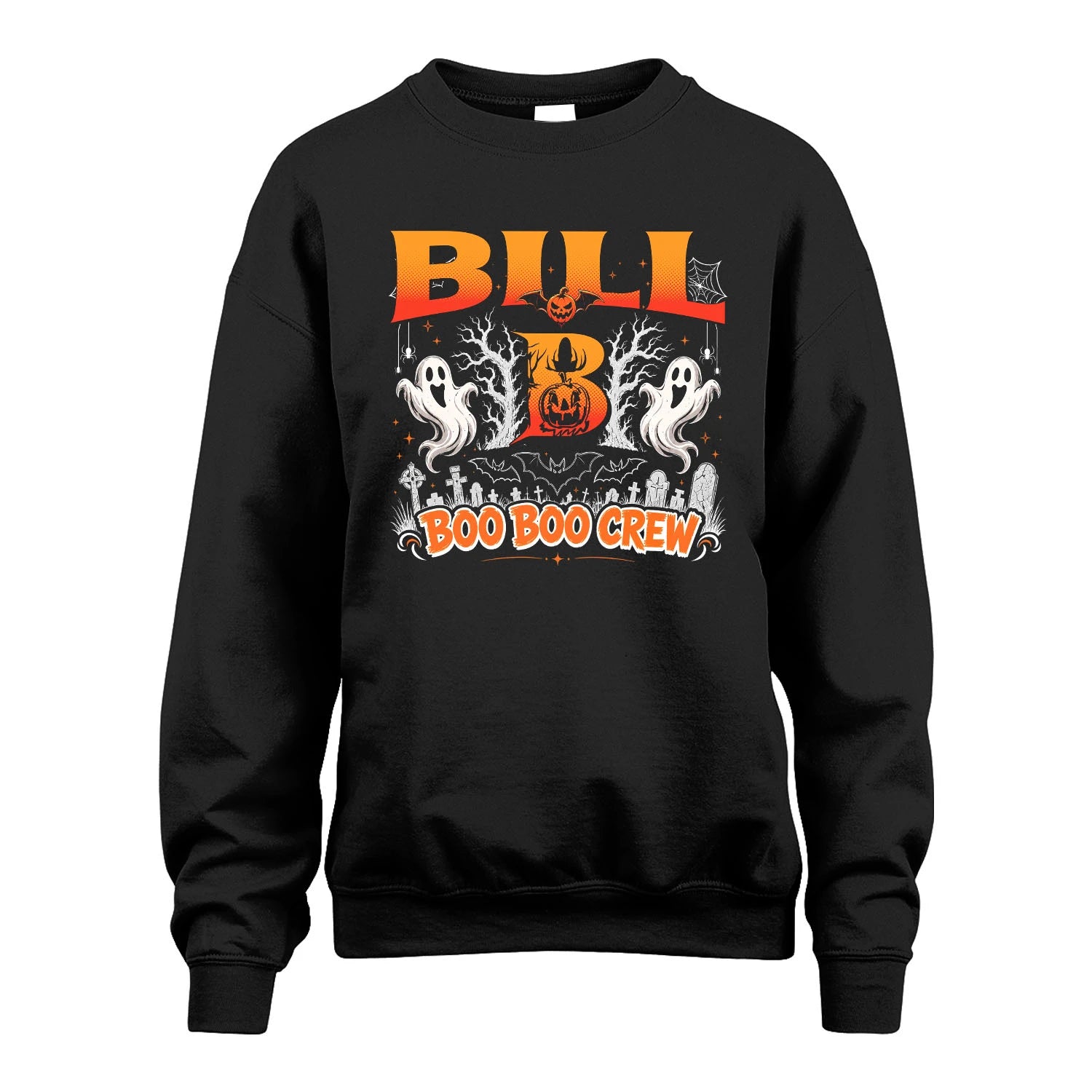 Boo Boo Crew Halloween Custom Name Shirt BILL M1-28