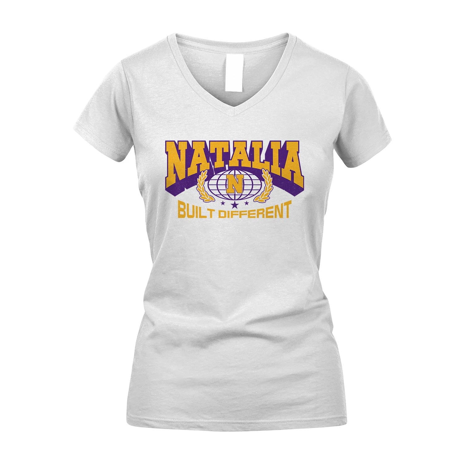 Your Name Built Different Sporty Shirt NATALIA M1-32