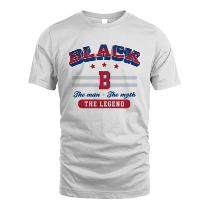 The Man The Myth The Legend With Your Name Shirt BLACK M1-35