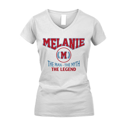 The Man The Myth The Legend Jet Style Shirt MELANIE M1-9