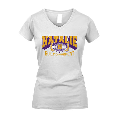 Your Name Built Different Sporty Shirt NATALIE M1-32