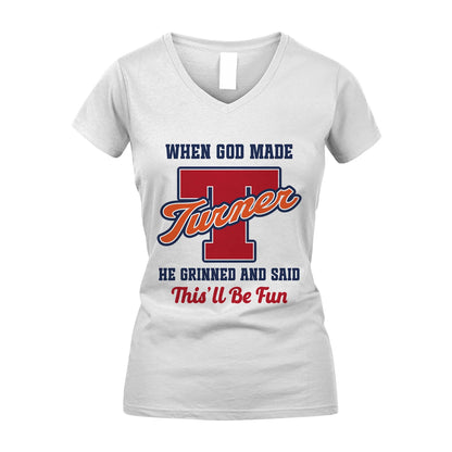 God Made Your Name Custom Shirt TURNER M1-16