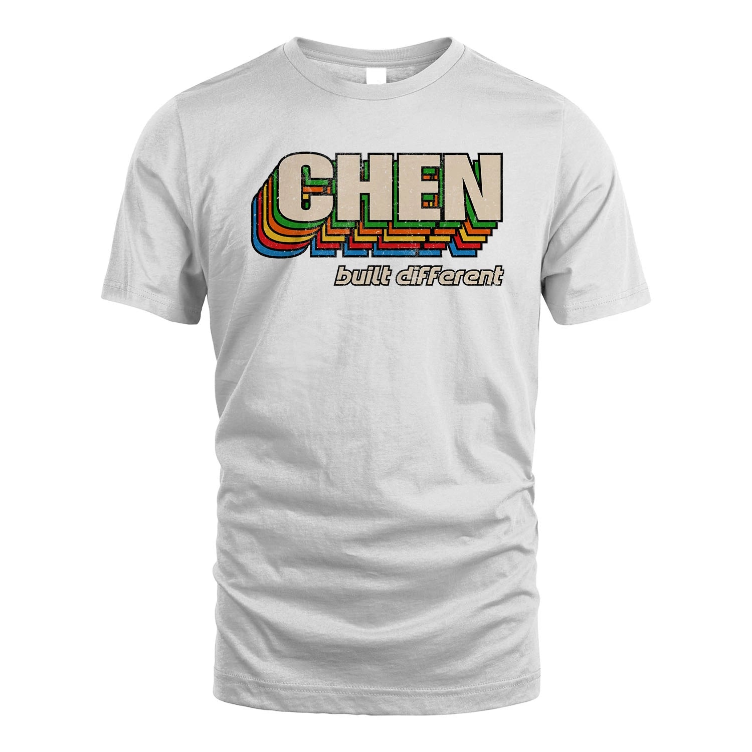 Your Name Built Different Retro Shirt CHEN M1-26