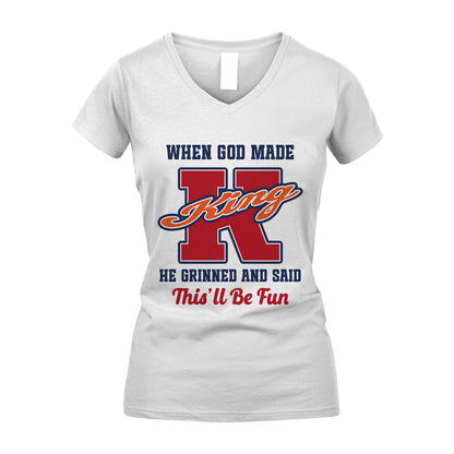 God Made Your Name Custom Shirt KING M1-16