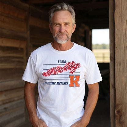 Team Your Name Lifetime Member Vintage Shirt KELLY M1-24