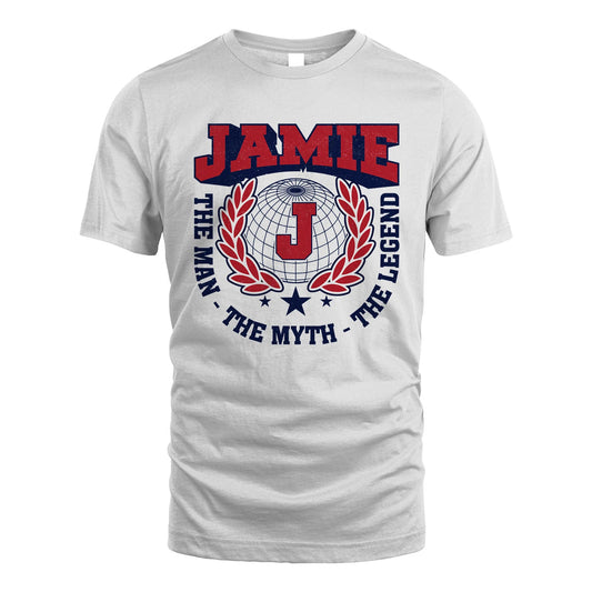 The Man The Myth The Legend Logo Shirt JAMIE M1-30
