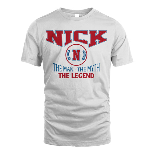 The Man The Myth The Legend Jet Style Shirt NICK M1-9