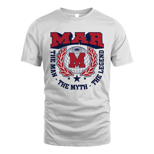The Man The Myth The Legend Logo Shirt MAR M1-30