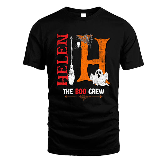 The Boo Crew Halloween With Your Name Shirt HELEN M1-23
