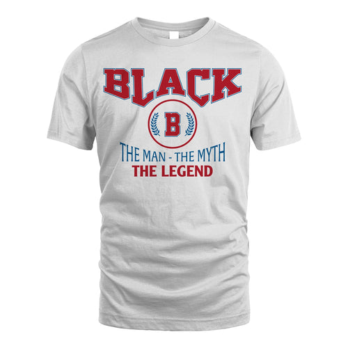 The Man The Myth The Legend Jet Style Shirt BLACK M1-9