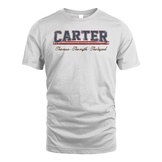 The Man The Myth The Legend Vintage Shirt CARTER M1-6