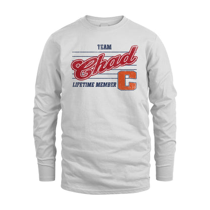 Team Your Name Lifetime Member Vintage Shirt CHAD M1-24