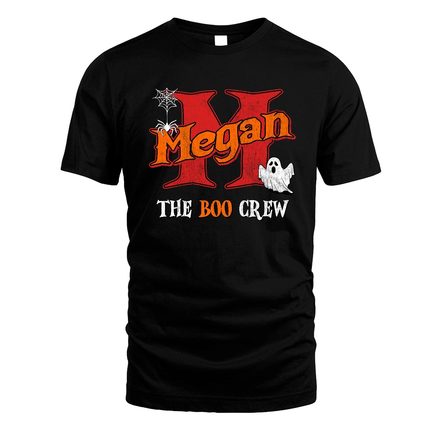 The Boo Crew Halloween Custom Name Shirt MEGAN M1-22