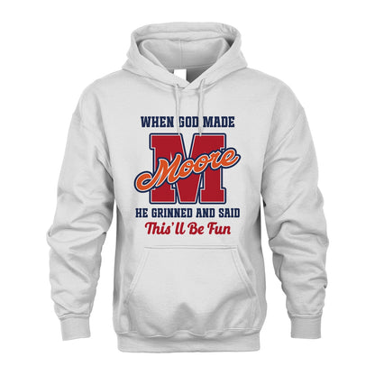 God Made Your Name Custom Shirt MOORE M1-16