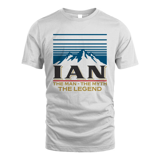 The Man The Myth The Legend Vintage Mountain Shirt IAN M1-19