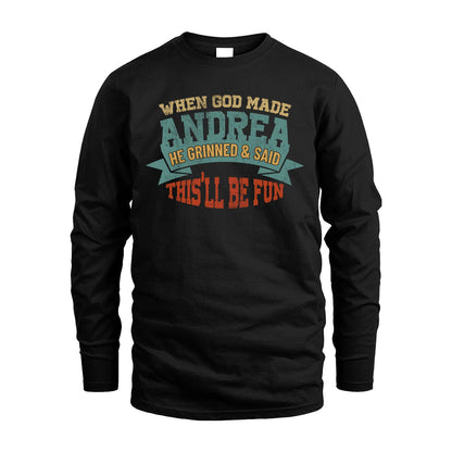 The Man The Myth The Legend Sporty Shirt ANDREA M1-15