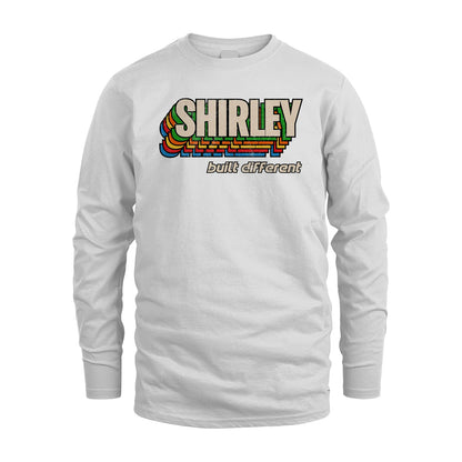 Your Name Built Different Retro Shirt SHIRLEY M1-26