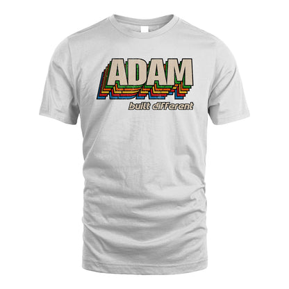 Your Name Built Different Retro Shirt ADAM M1-26