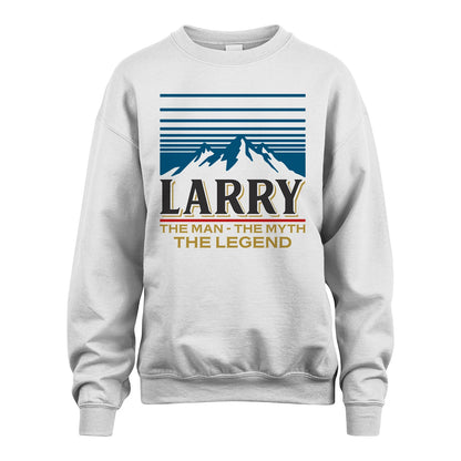 The Man The Myth The Legend Vintage Mountain Shirt LARRY M1-19